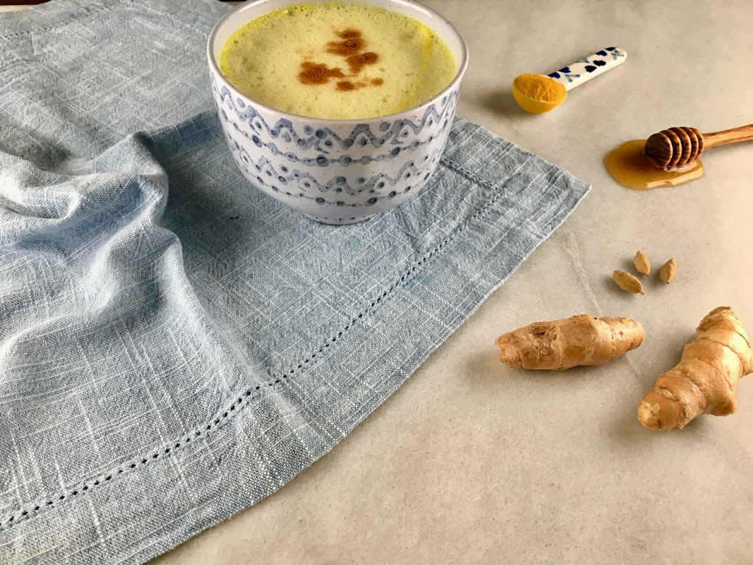 Turmeric vegetable soup